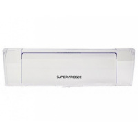 Панель ящика холодильника Ariston, Indesit, Stinol, прозрачная, узкая, код C00257133