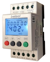 Трёхфазное реле контроля напряжения BC-DVP-3803